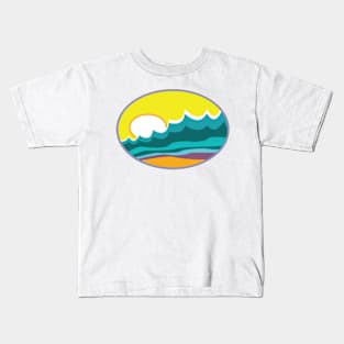 Sun & Sea Positive  Vibes   -  Beach Time Kids T-Shirt